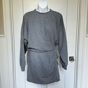 ISABEL MARANT Awesome Cinch Waist Sweatshirt Dress Sz 38 NEW